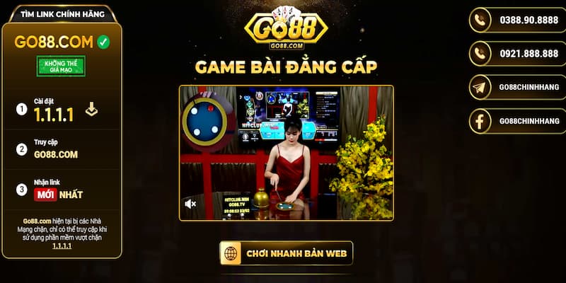 Giới thiệu cổng game đẳng cấp Go88