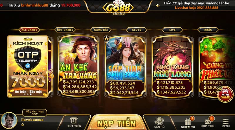 Giới thiệu Go88 về sảnh Live Casino